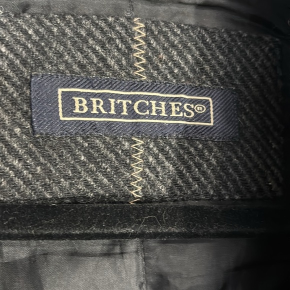 Britches Wool/Cashmere Blend Jacket Black/Charcoal Size XL - Picture 8 of 14